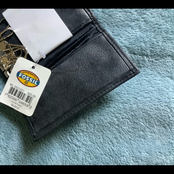 💥2X HP 💥 Fossil Men’s leather wallet Father’s Day Gift - Picture 3 of 4